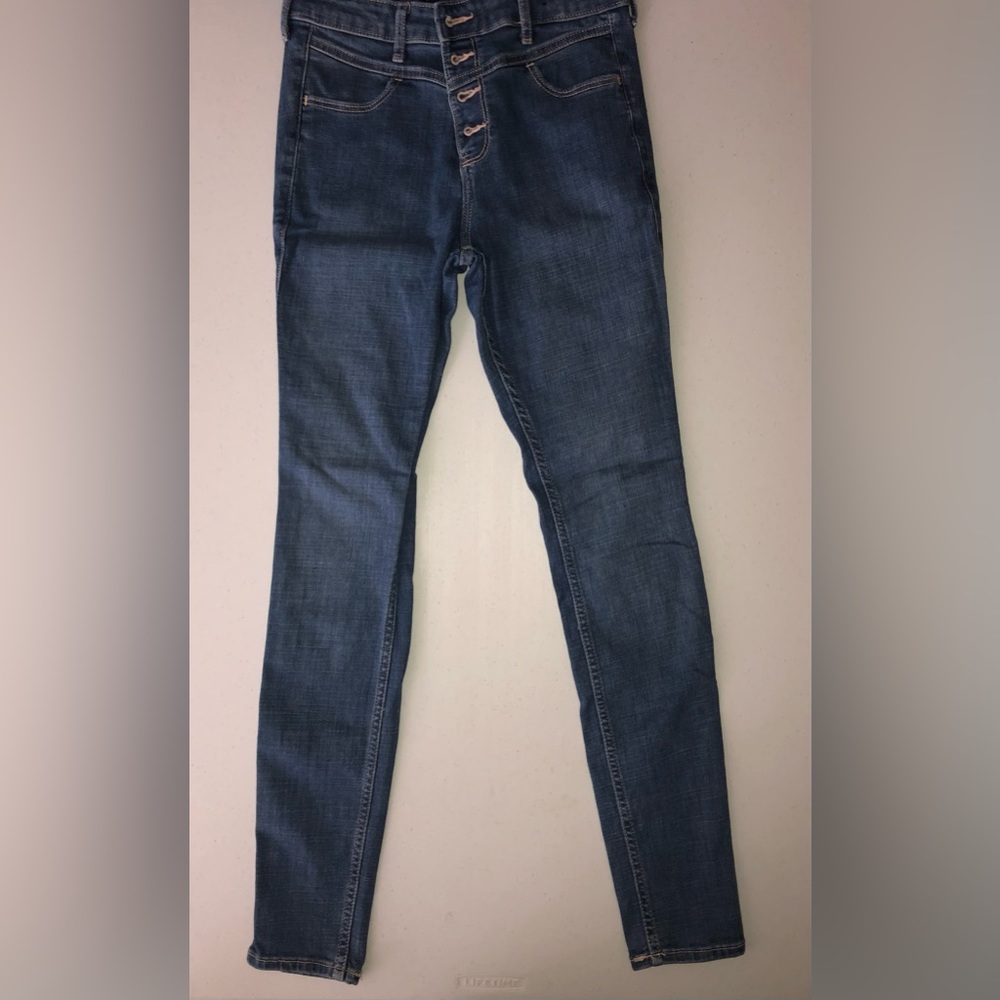 Hollister Super Skinny Stretch Hi Rise 7R